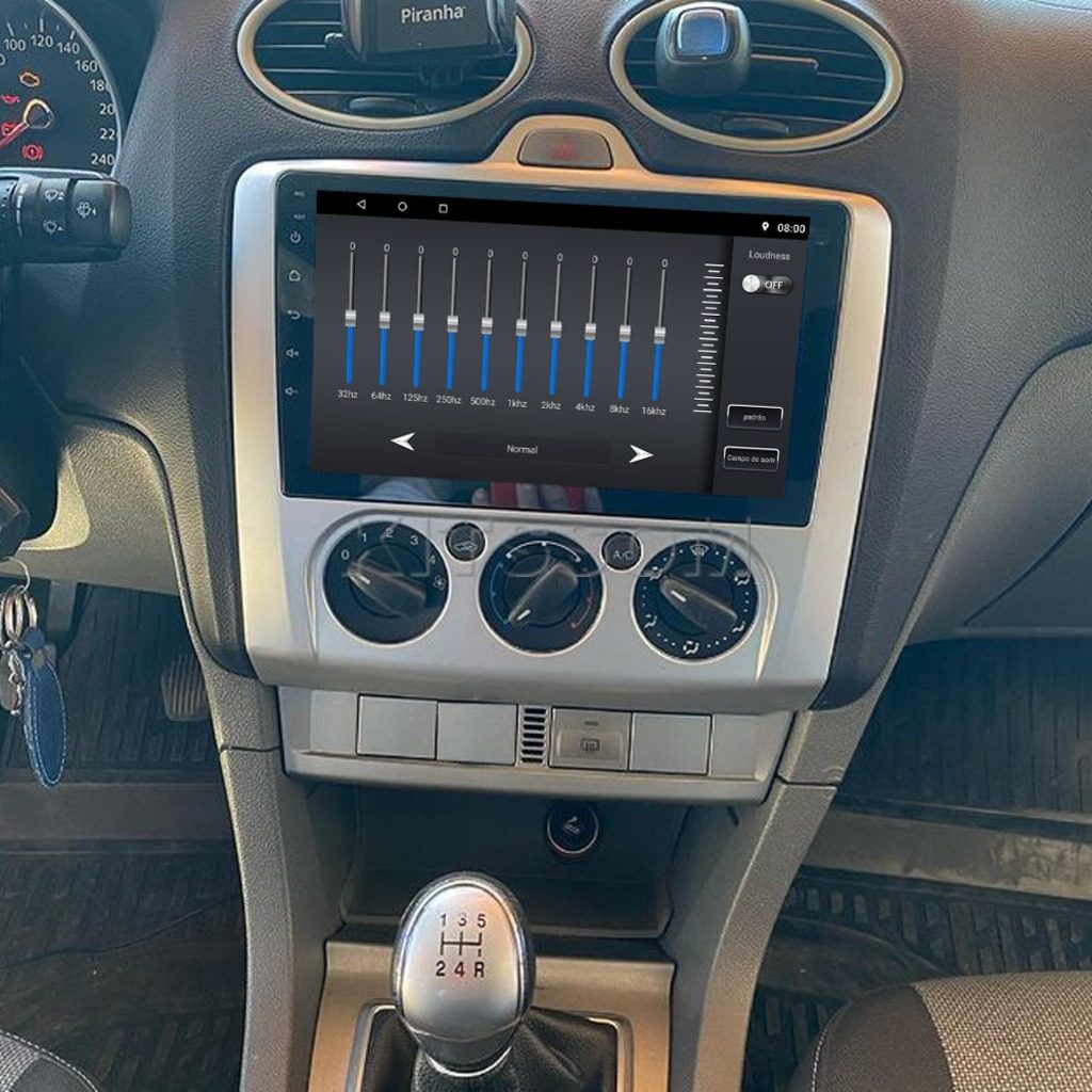 Multimídia Ford Focus 2010 2011 2012 2013 AC AN V2 Carplay 9" 2008 2009-V2 CAR AUDIO-Kitssom