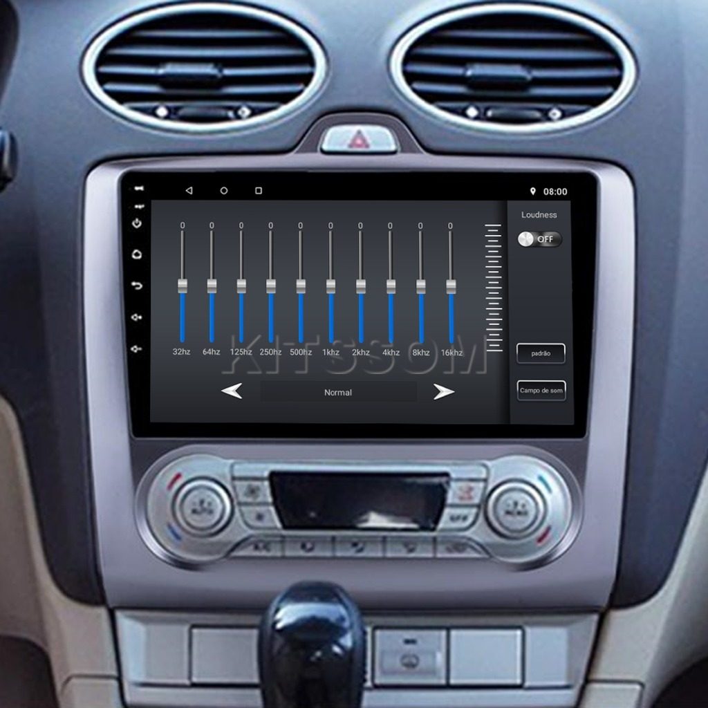 Multimídia Ford Focus 2010 2011 2012 2013 AC DIG V2 Carplay 9" 2008 2009-V2 CAR AUDIO-Kitssom