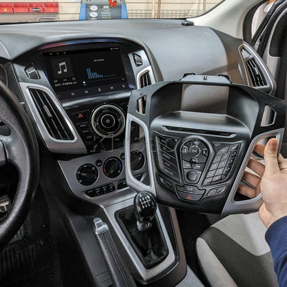 Multimídia Ford Focus 2017 2018 2019 Embutida V2 Carplay 9" 2014 2015 2016-V2 CAR AUDIO-Kitssom