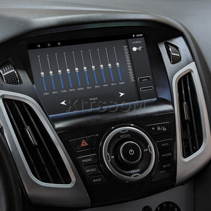 Multimídia Ford Focus 2017 2018 2019 Embutida V2 Carplay 9" 2014 2015 2016-V2 CAR AUDIO-Kitssom
