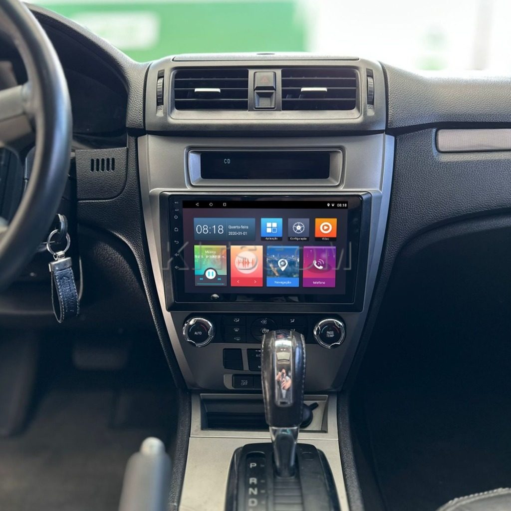 Multimídia Ford Fusion 2008 2009 2010 2011 2012 V2 Carplay 9"-V2 CAR AUDIO-Kitssom