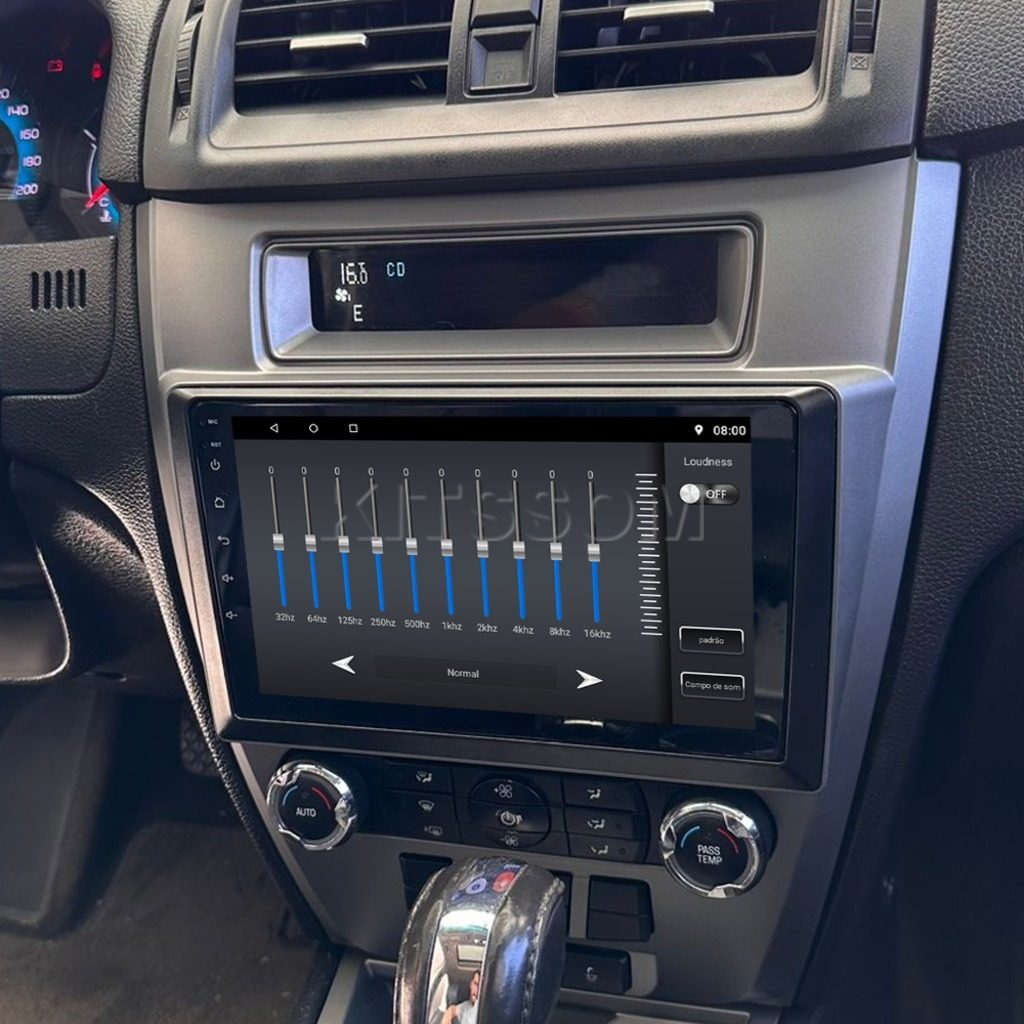Multimídia Ford Fusion 2008 2009 2010 2011 2012 V2 Carplay 9"-V2 CAR AUDIO-Kitssom