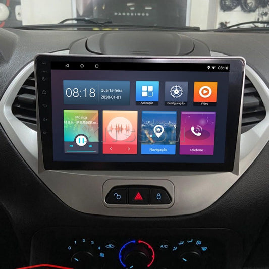 Multimídia Ford Ka 2014 2015 2016 2017 V2 Carplay 9"-V2 CAR AUDIO-Kitssom
