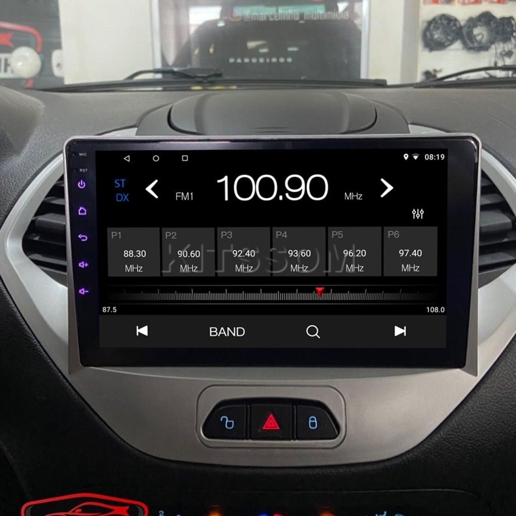 Multimídia Ford Ka 2014 2015 2016 2017 V2 Carplay 9"-V2 CAR AUDIO-Kitssom