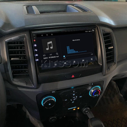 Multimídia Ford Ranger 2018 2019 2020 2021 2022 V2 Carplay 9" 2016 2017-V2 CAR AUDIO-Kitssom