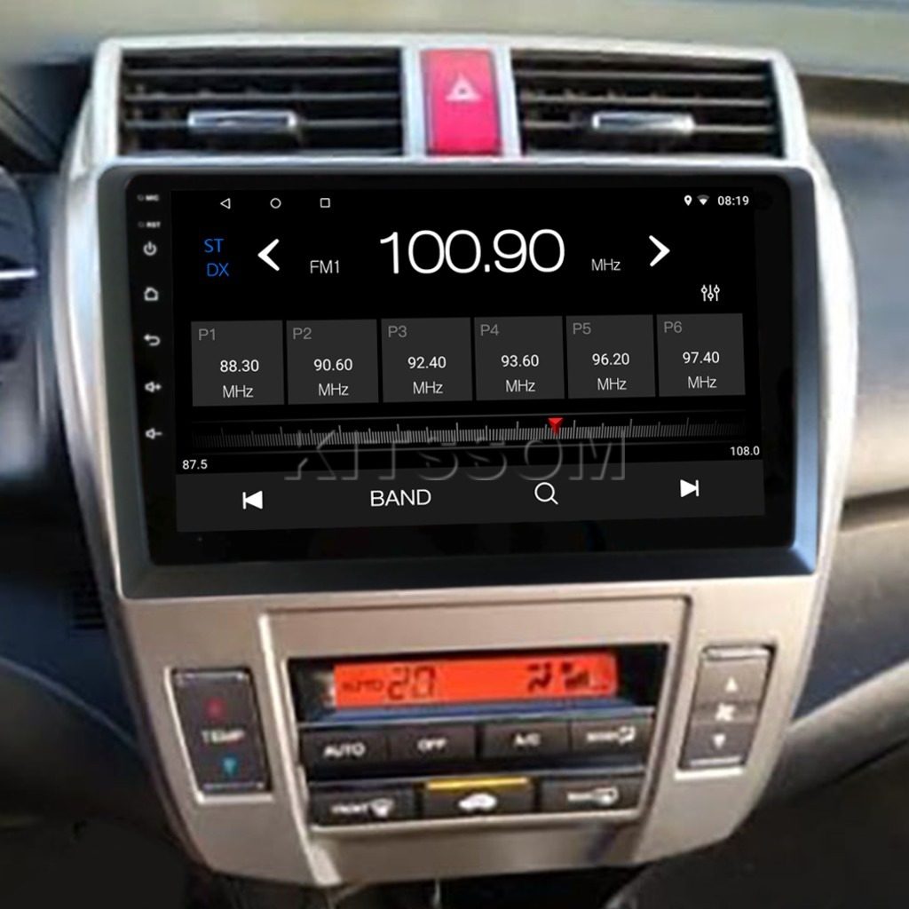 Multimídia Honda City 2011 2012 2013 2014 AC DIG V2 Carplay 9" 2008 2009 2010-V2 CAR AUDIO-Kitssom