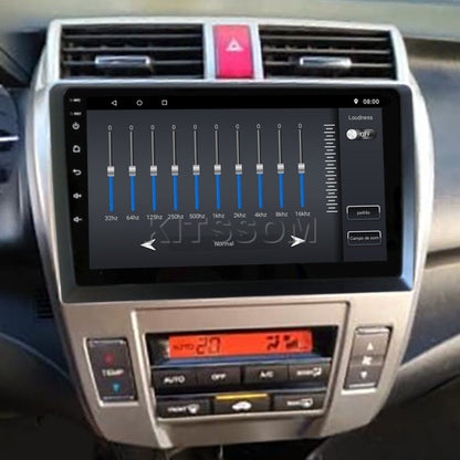 Multimídia Honda City 2011 2012 2013 2014 AC DIG V2 Carplay 9" 2008 2009 2010-V2 CAR AUDIO-Kitssom