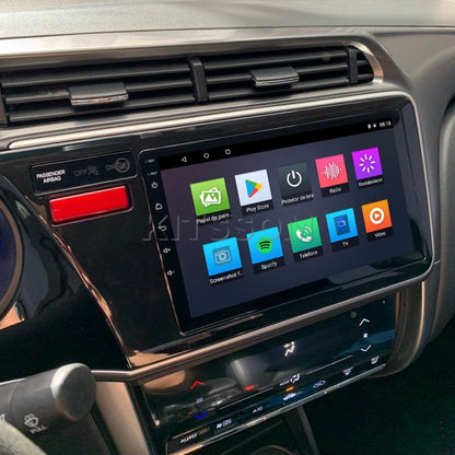 Multimídia Honda City 2018 2019 2020 2021 2022 V2 Carplay 9" 2015 2016 2017-V2 CAR AUDIO-Kitssom