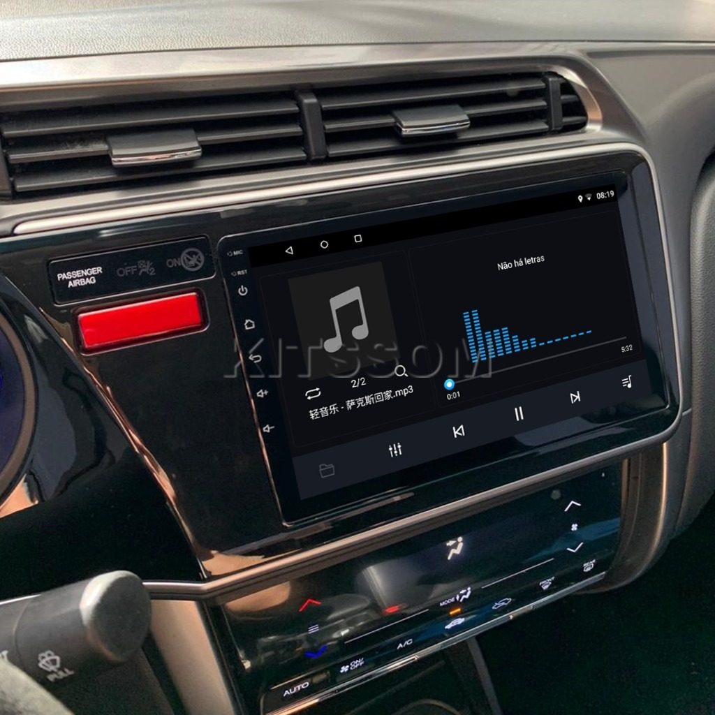Multimídia Honda City 2018 2019 2020 2021 2022 V2 Carplay 9" 2015 2016 2017-V2 CAR AUDIO-Kitssom
