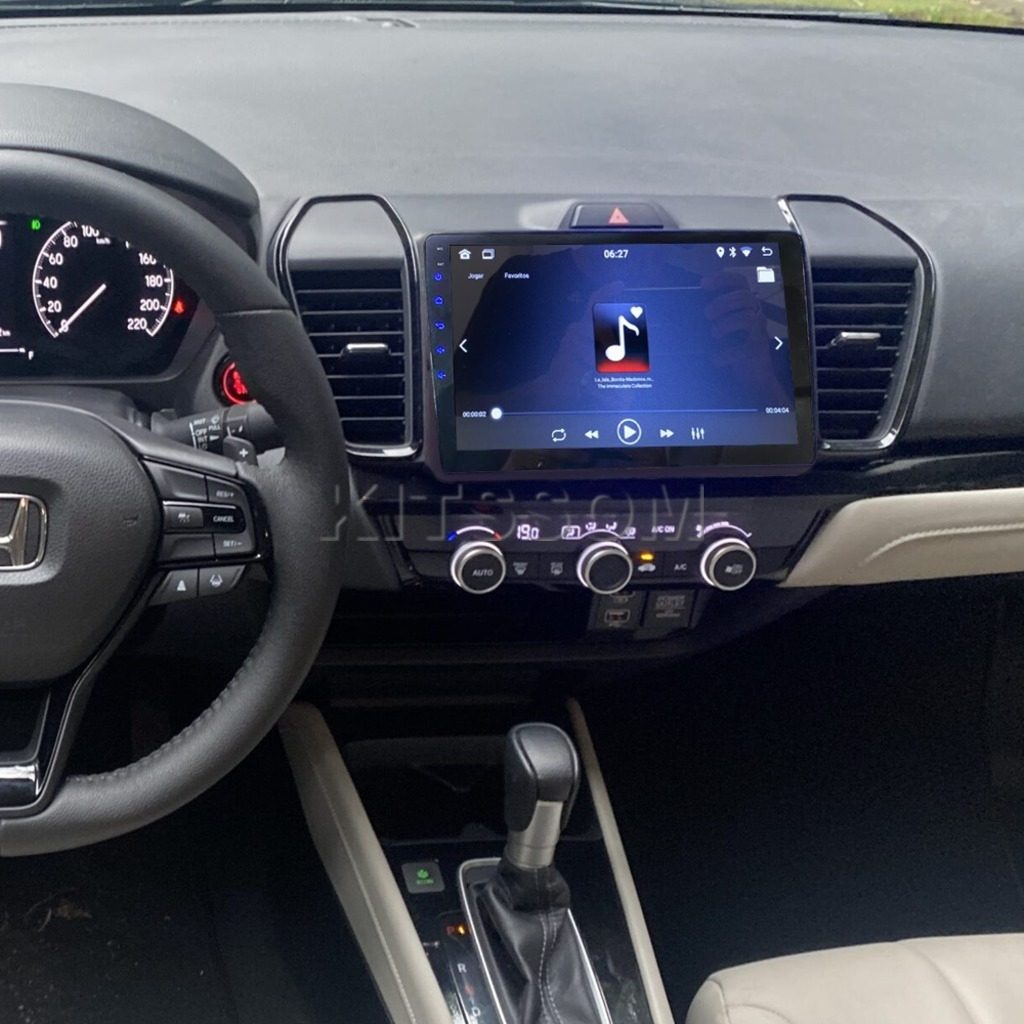 Multimídia Honda City 2022 2023 V2 Carplay 9"-V2 CAR AUDIO-Kitssom