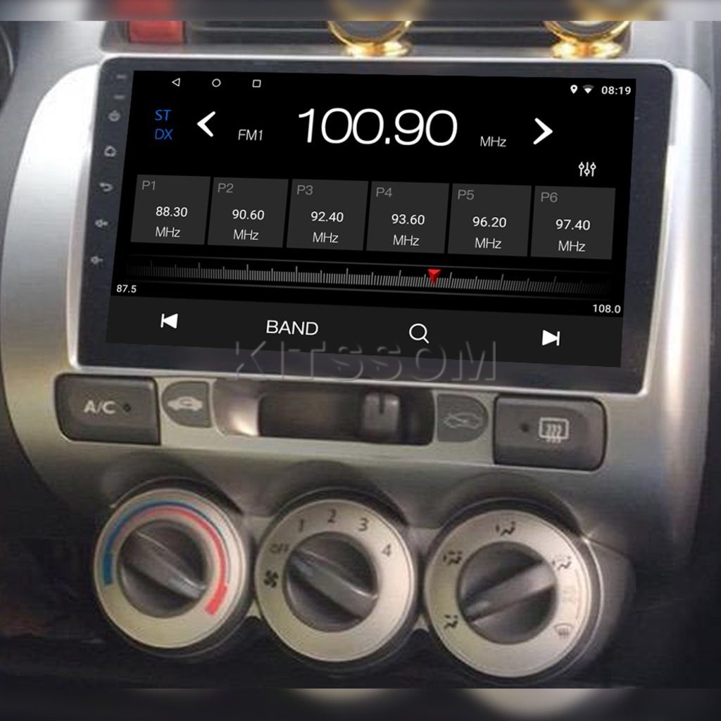 Multimídia Honda Fit 2003 2004 2005 2006 2007 V2 Carplay 9" 2002-V2 CAR AUDIO-Kitssom