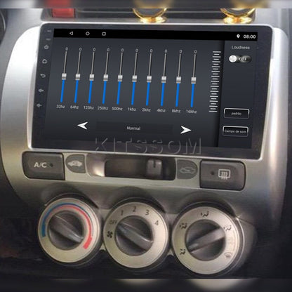Multimídia Honda Fit 2003 2004 2005 2006 2007 V2 Carplay 9" 2002-V2 CAR AUDIO-Kitssom