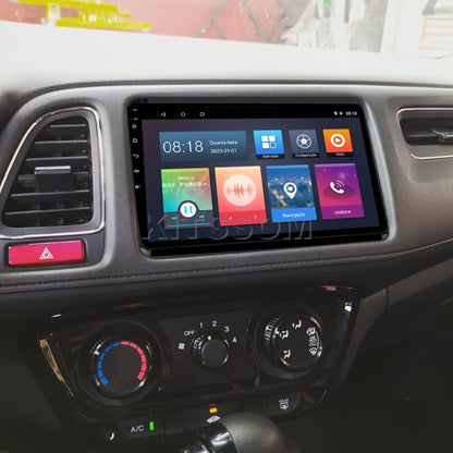 Multimídia Honda HRV 2017 2018 2019 2020 2021 V2 Carplay 9" 2014 2015 2016-V2 CAR AUDIO-Kitssom