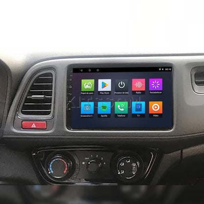 Multimídia Honda HRV 2017 2018 2019 2020 2021 V2 Carplay 9" 2014 2015 2016-V2 CAR AUDIO-Kitssom