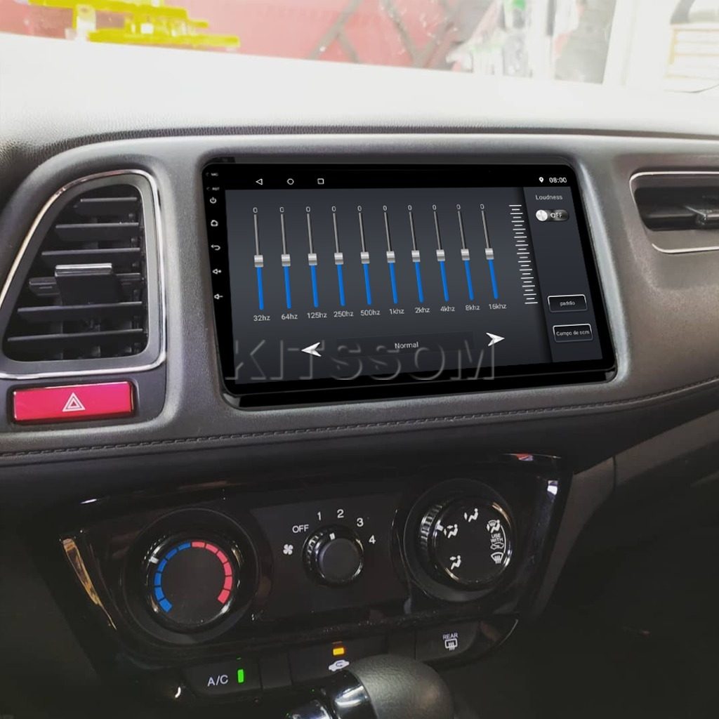 Multimídia Honda HRV 2017 2018 2019 2020 2021 V2 Carplay 9" 2014 2015 2016-V2 CAR AUDIO-Kitssom