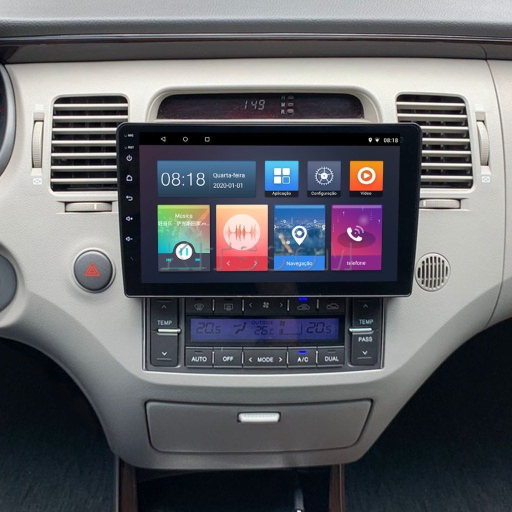 Multimídia Hyundai Azera 2008 2009 2010 2011 V2 Carplay 9"-V2 CAR AUDIO-Kitssom