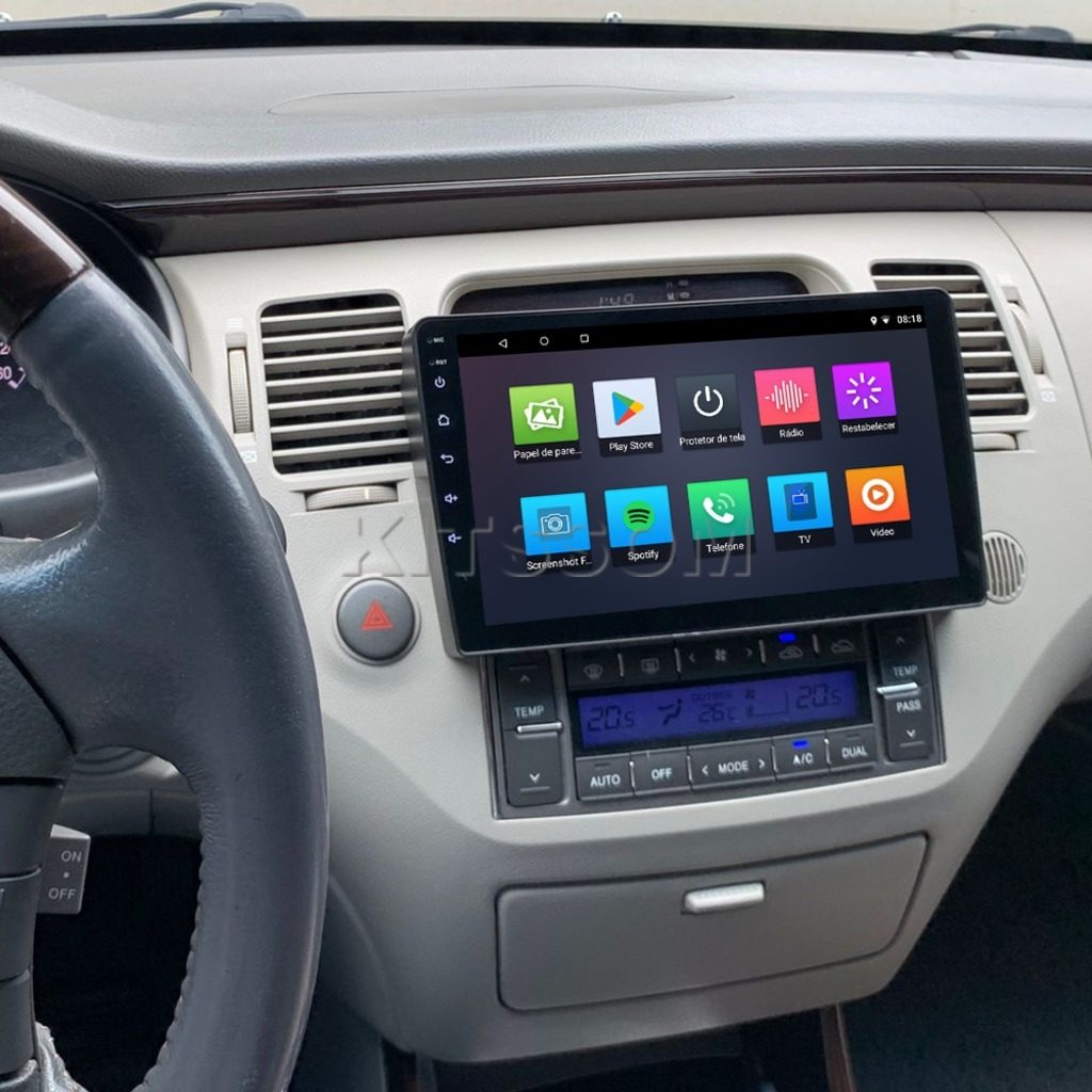 Multimídia Hyundai Azera 2008 2009 2010 2011 V2 Carplay 9"-V2 CAR AUDIO-Kitssom