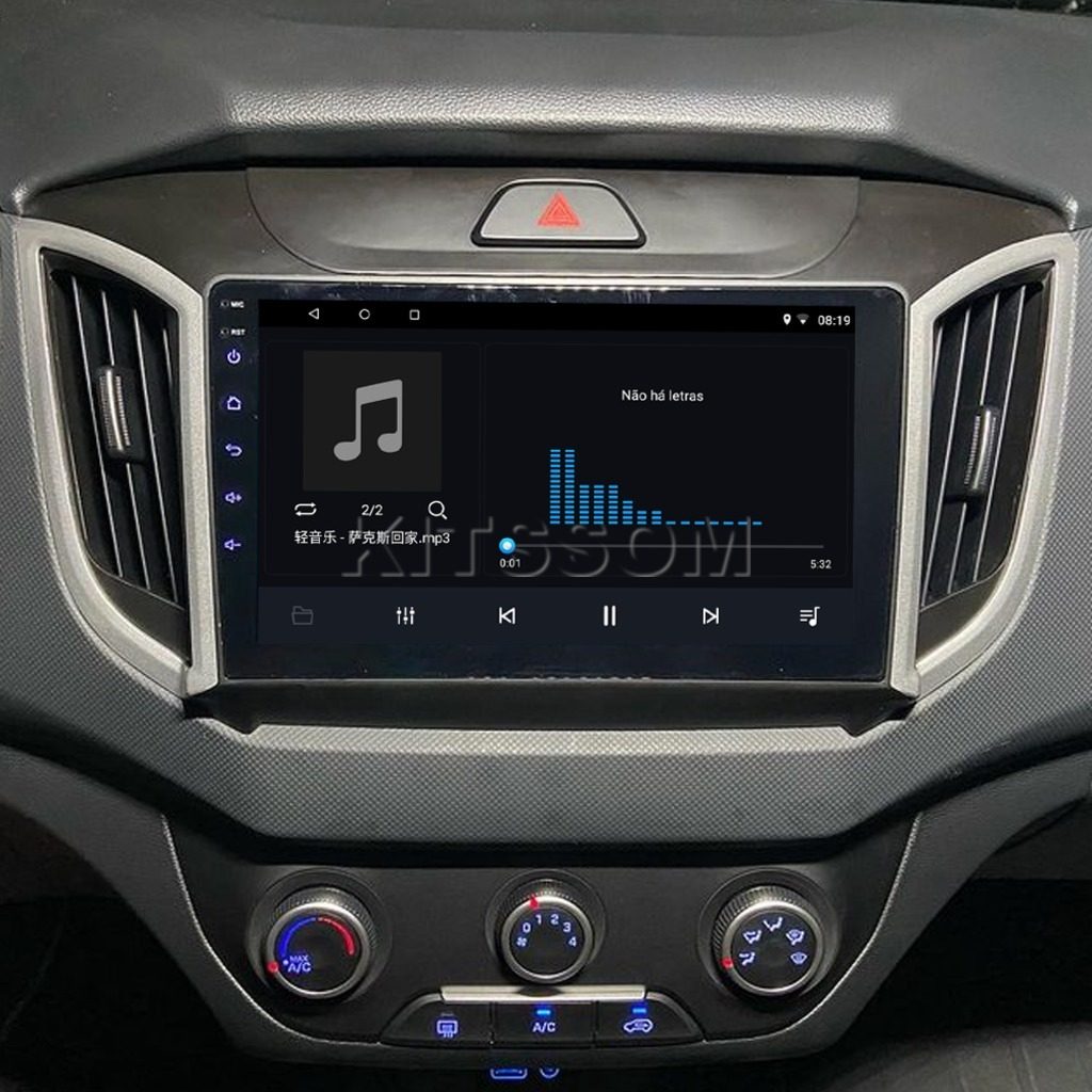 Multimídia Hyundai Creta 2017 2018 2019 2020 2021 V2 Carplay 9" 2014 2015 2016-V2 CAR AUDIO-Kitssom