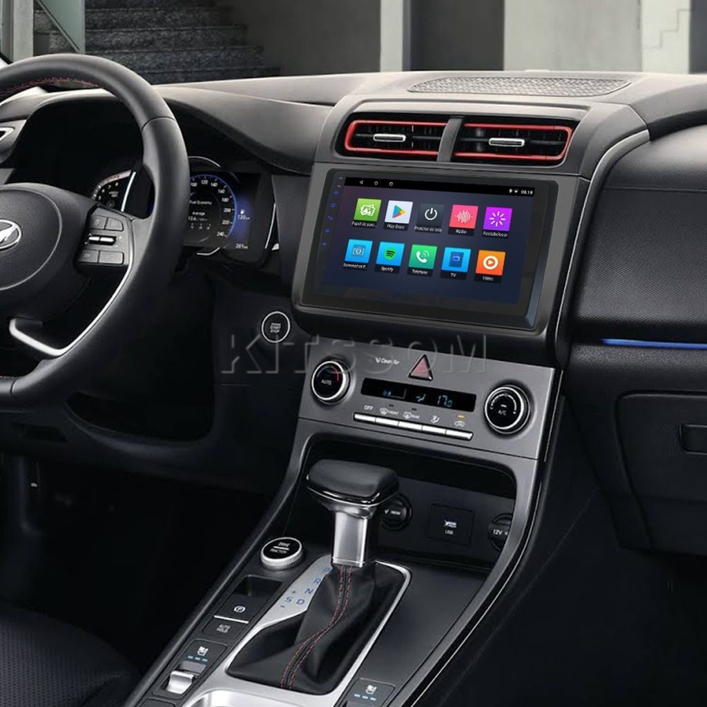 Multimídia Hyundai Creta 2021 2022 2023 V2 Carplay 9"-V2 CAR AUDIO-Kitssom