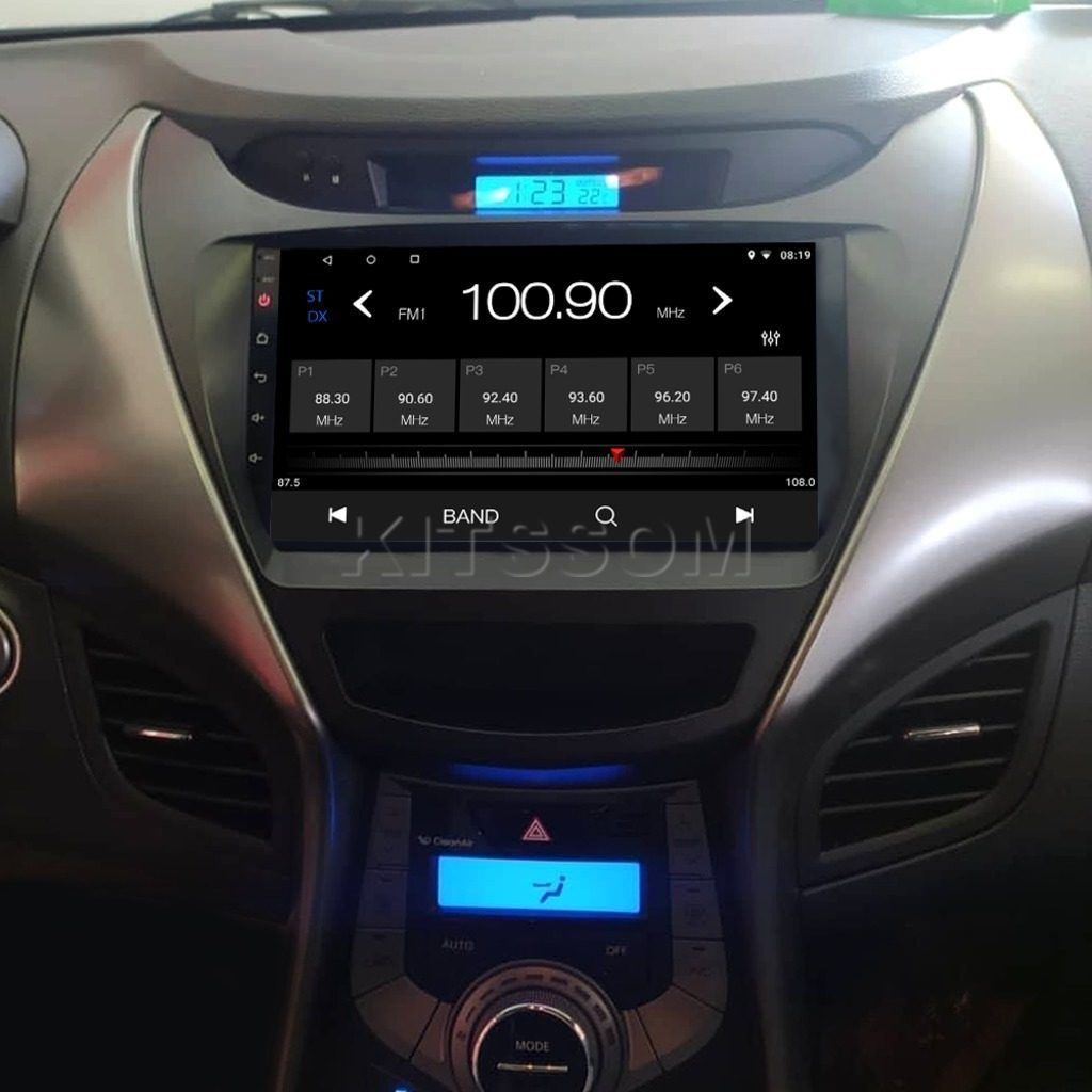 Multimídia Hyundai Elantra 2011 2012 2013 V2 Carplay 9"-V2 CAR AUDIO-Kitssom