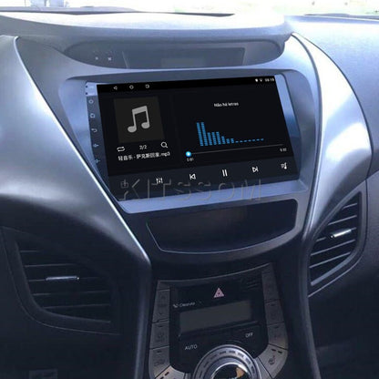 Multimídia Hyundai Elantra 2011 2012 2013 V2 Carplay 9"-V2 CAR AUDIO-Kitssom