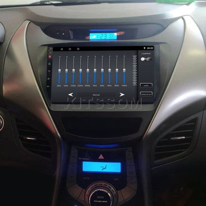 Multimídia Hyundai Elantra 2011 2012 2013 V2 Carplay 9"-V2 CAR AUDIO-Kitssom