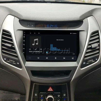 Multimídia Hyundai Elantra 2014 2015 2016 V2 Carplay 9"-V2 CAR AUDIO-Kitssom