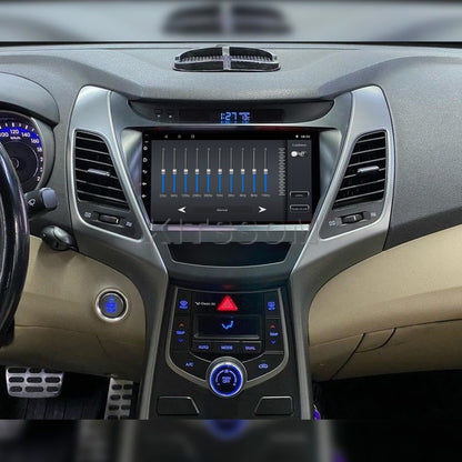 Multimídia Hyundai Elantra 2014 2015 2016 V2 Carplay 9"-V2 CAR AUDIO-Kitssom