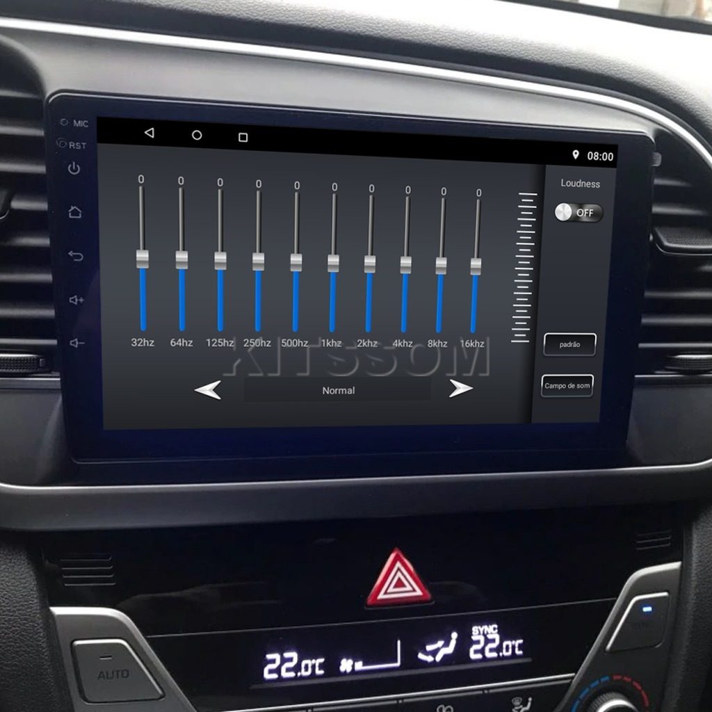Multimídia Hyundai Elantra 2017 2018 2019 2020 V2 Carplay 9"-V2 CAR AUDIO-Kitssom