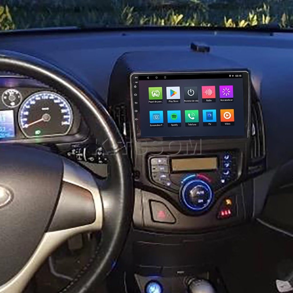 Multimídia Hyundai I30 2009 2010 2011 2012 AC DIG V2 Carplay 9" 2008-V2 CAR AUDIO-Kitssom