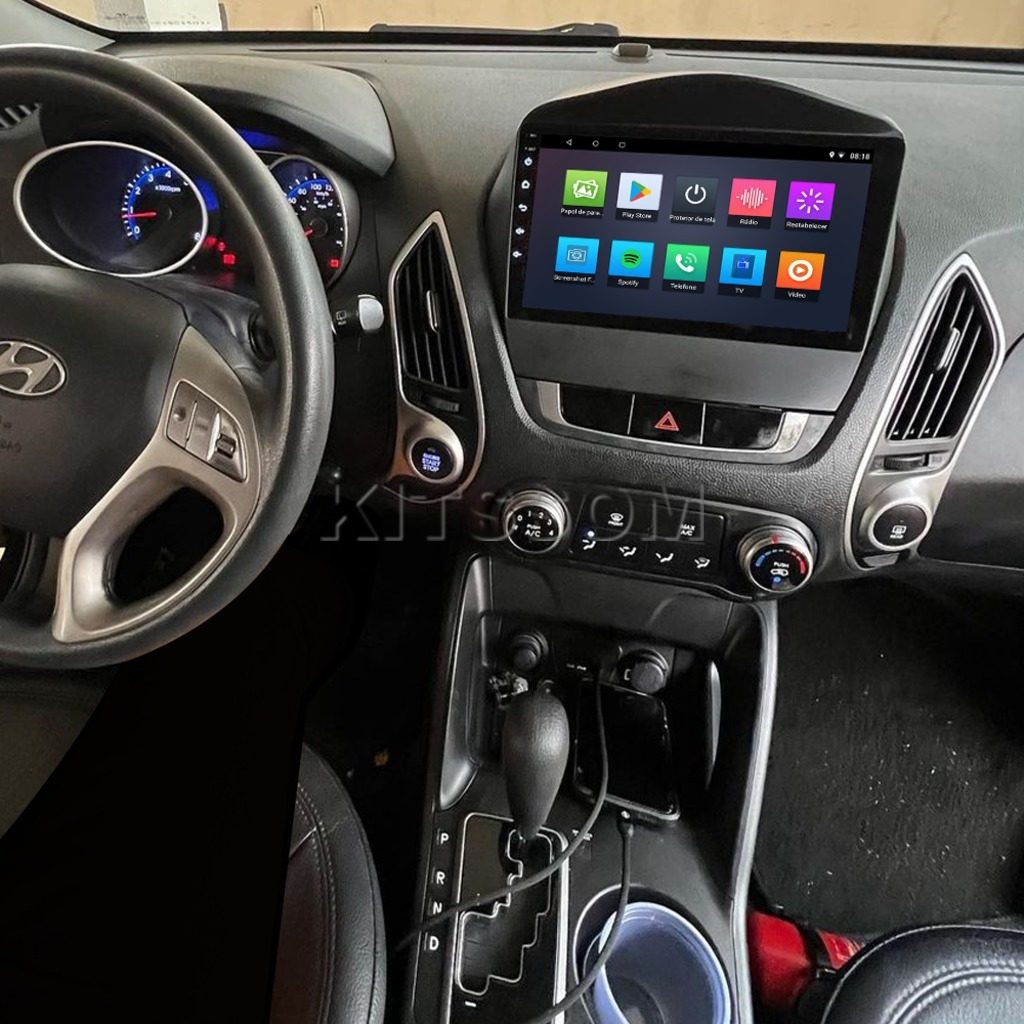 Multimídia Hyundai IX35 2016 2017 2018 2019 2020 V2 Carplay 9" 2011 2012 2013 2014 2015-V2 CAR AUDIO-Kitssom