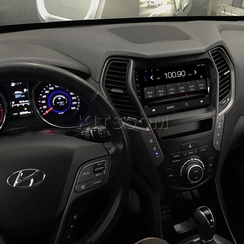 Multimídia Hyundai Santa Fé 2016 2017 2018 2019 V2 Carplay 9" 2014 2015-V2 CAR AUDIO-Kitssom