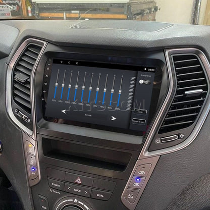 Multimídia Hyundai Santa Fé 2016 2017 2018 2019 V2 Carplay 9" 2014 2015-V2 CAR AUDIO-Kitssom