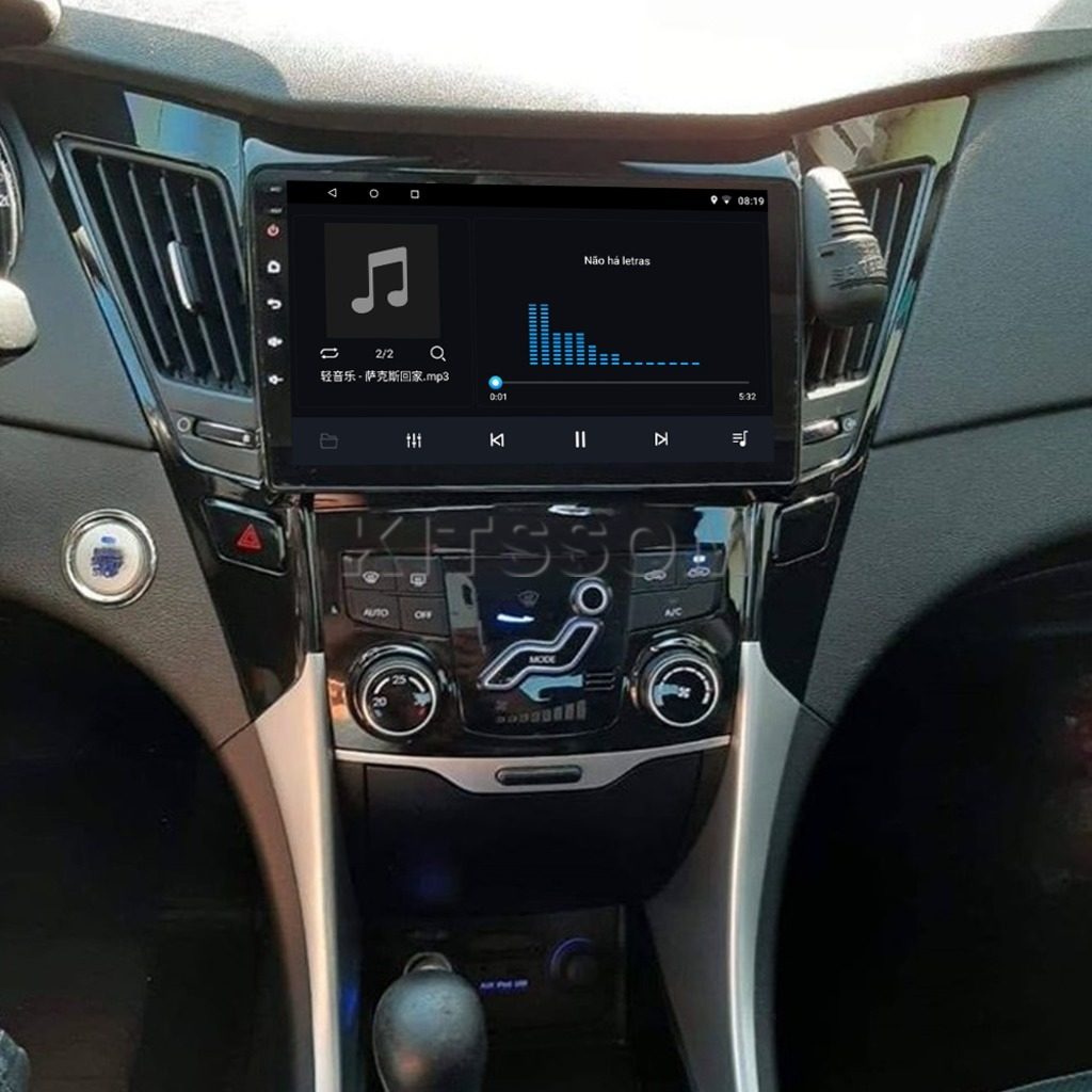 Multimídia Hyundai Sonata 2013 2014 2015 2016 V2 Carplay 9" 2011 2012-V2 CAR AUDIO-Kitssom