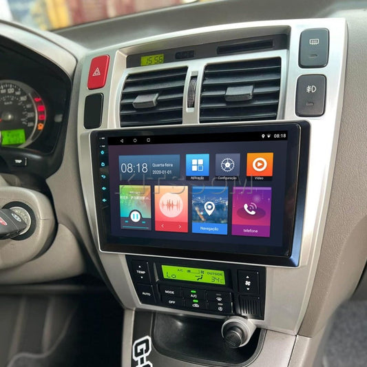 Multimídia Hyundai Tucson 2012 2013 2014 2015 V2 Carplay 9" 2007 2008 2009 2010 2011-V2 CAR AUDIO-Kitssom
