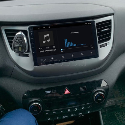 Multimídia Hyundai Tucson 2018 2019 2020 2021 V2 Carplay 9" 2016 2017-V2 CAR AUDIO-Kitssom