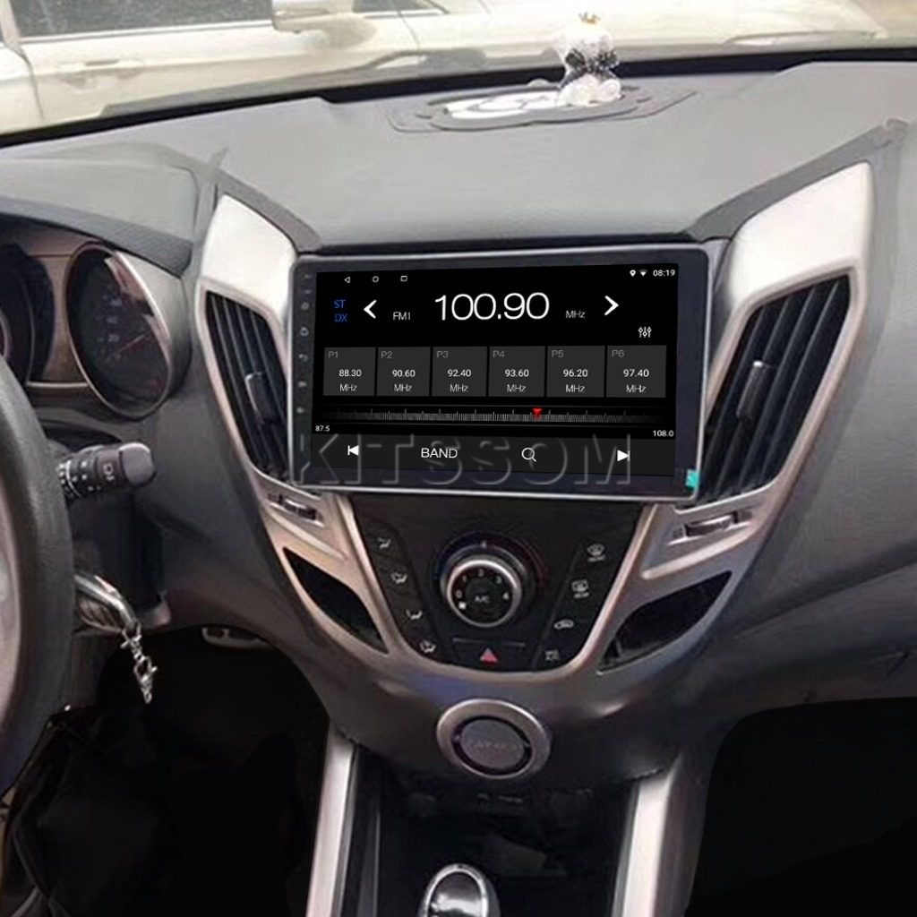 Multimídia Hyundai Veloster 2014 2015 2016 2017 V2 Carplay 9" 2011 2012 2013-V2 CAR AUDIO-Kitssom