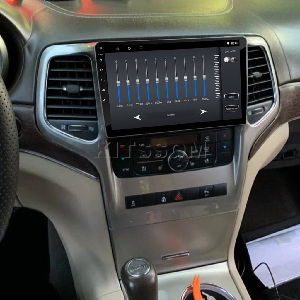 Multimídia Jeep Cherokee 2011 2012 2013 2014 V2 Carplay 9"-V2 CAR AUDIO-Kitssom