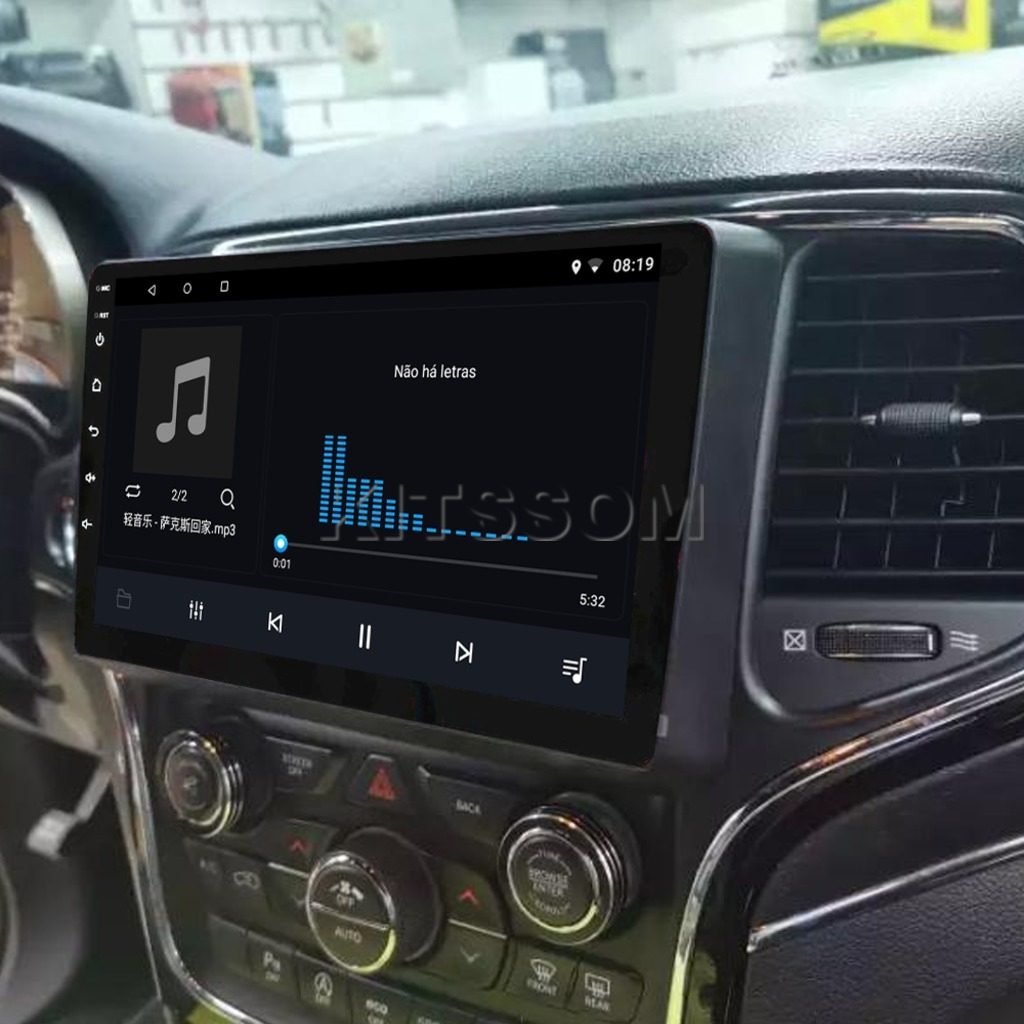 Multimídia Jeep Cherokee 2014 2015 2016 2017 V2 Carplay 9"-V2 CAR AUDIO-Kitssom