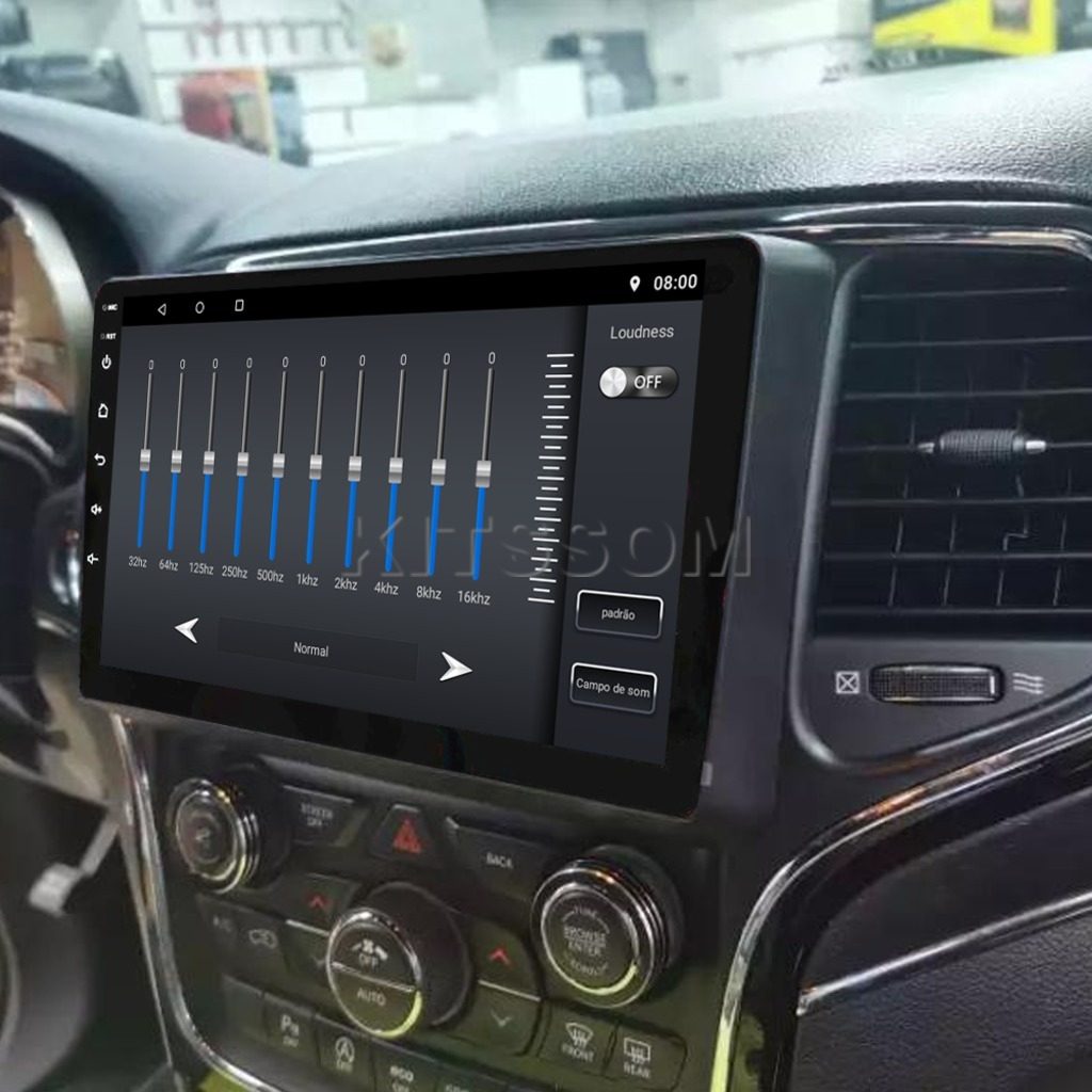 Multimídia Jeep Cherokee 2014 2015 2016 2017 V2 Carplay 9"-V2 CAR AUDIO-Kitssom