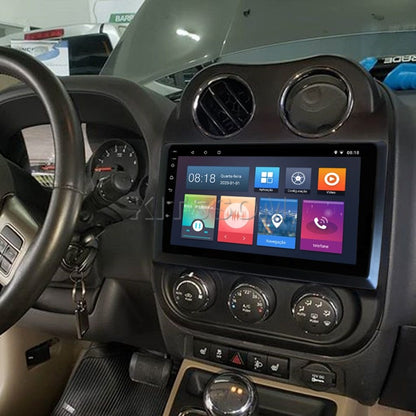 Multimídia Jeep Compass 2012 2013 2014 2015 2016 V2 Carplay 9" 2011-V2 CAR AUDIO-Kitssom