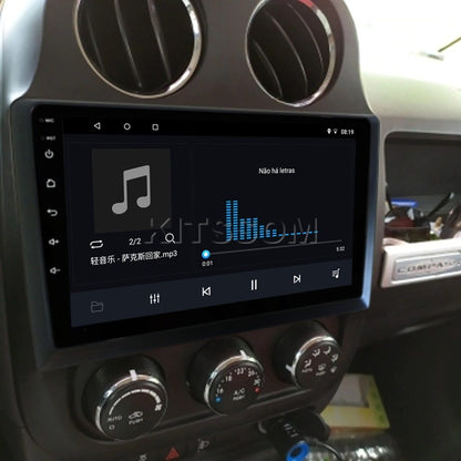 Multimídia Jeep Compass 2012 2013 2014 2015 2016 V2 Carplay 9" 2011-V2 CAR AUDIO-Kitssom