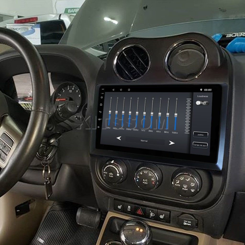 Multimídia Jeep Compass 2012 2013 2014 2015 2016 V2 Carplay 9" 2011-V2 CAR AUDIO-Kitssom
