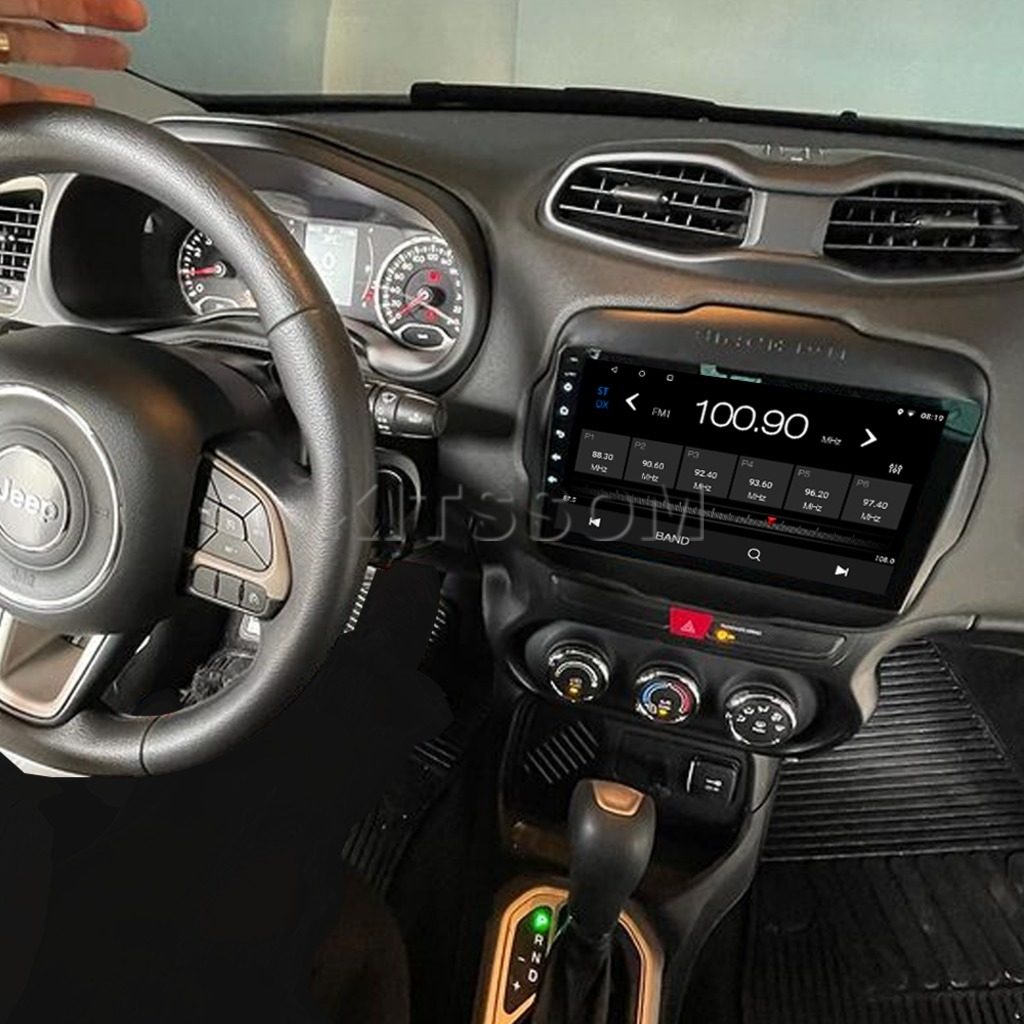 Multimídia Jeep Renegade 2018 2019 2020 2021 2022 V2 Carplay 9" 2015 2016 2017-V2 CAR AUDIO-Kitssom