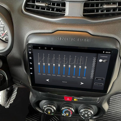 Multimídia Jeep Renegade 2018 2019 2020 2021 2022 V2 Carplay 9" 2015 2016 2017-V2 CAR AUDIO-Kitssom