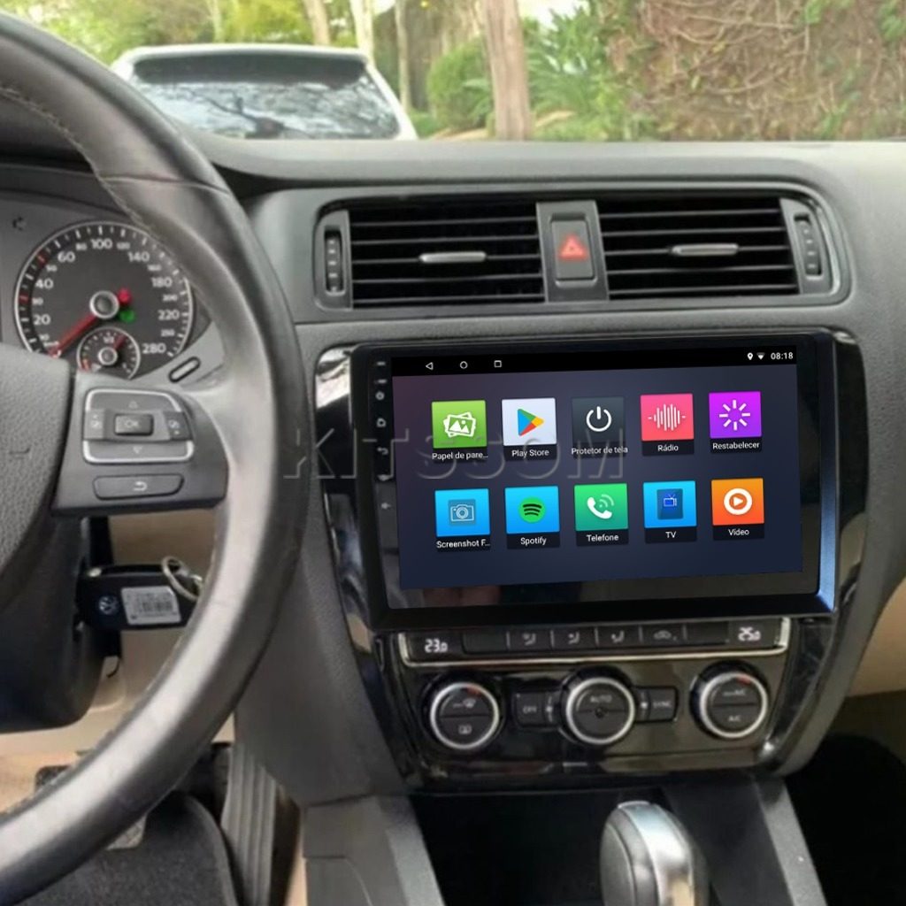Multimídia Jetta 2013 2014 2015 2016 2017 2018 V2 Carplay 9" 2012-V2 CAR AUDIO-Kitssom