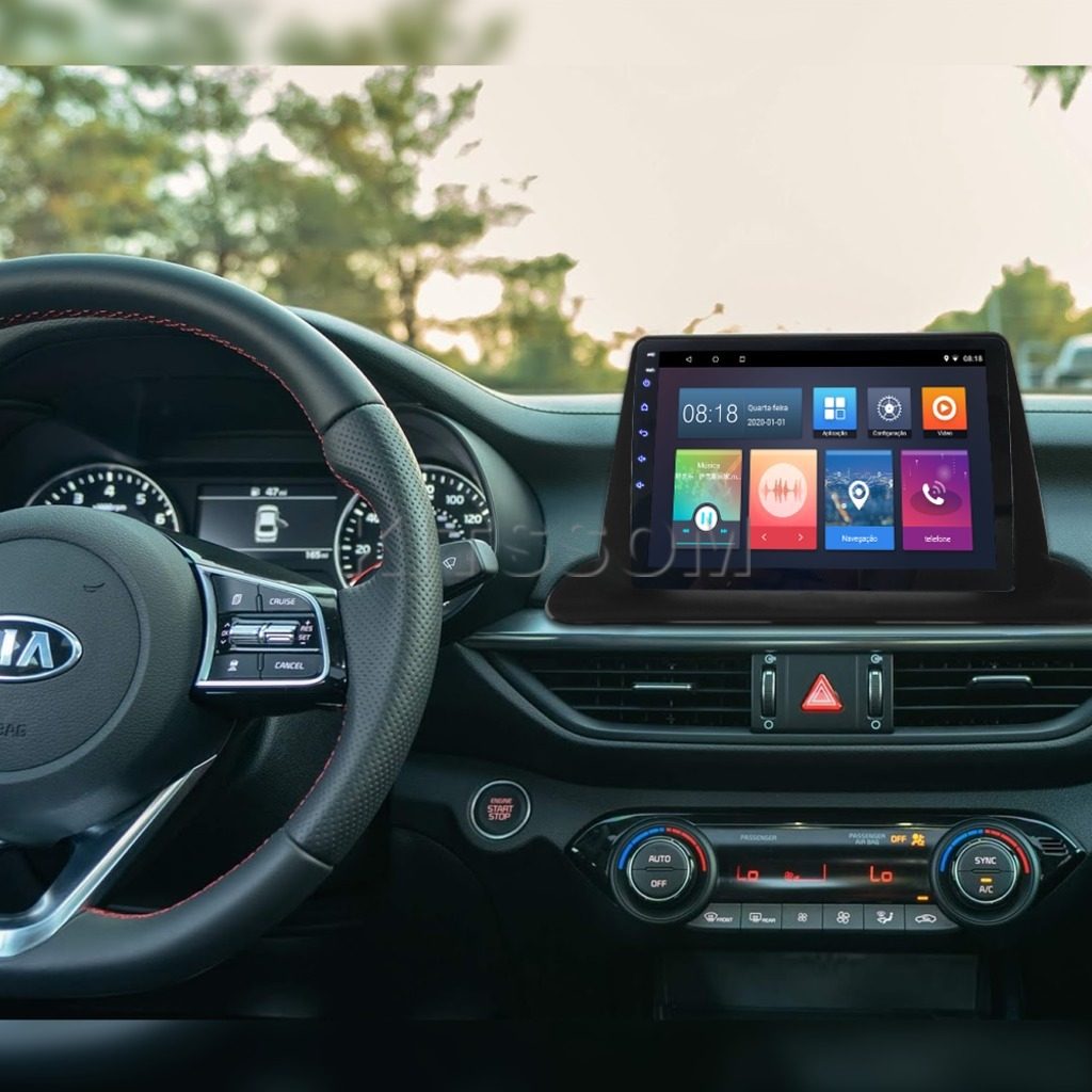 Multimídia Kia Cerato 2019 2020 2021 2022 2023 V2 Carplay 9"-V2 CAR AUDIO-Kitssom