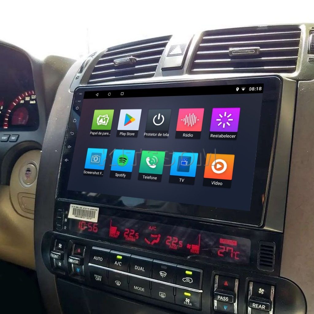 Multimídia Kia Mohave 2014 2015 2016 2017 2018 V2 Carplay 9" 2008 2009 2010 2011 2012 2013-V2 CAR AUDIO-Kitssom