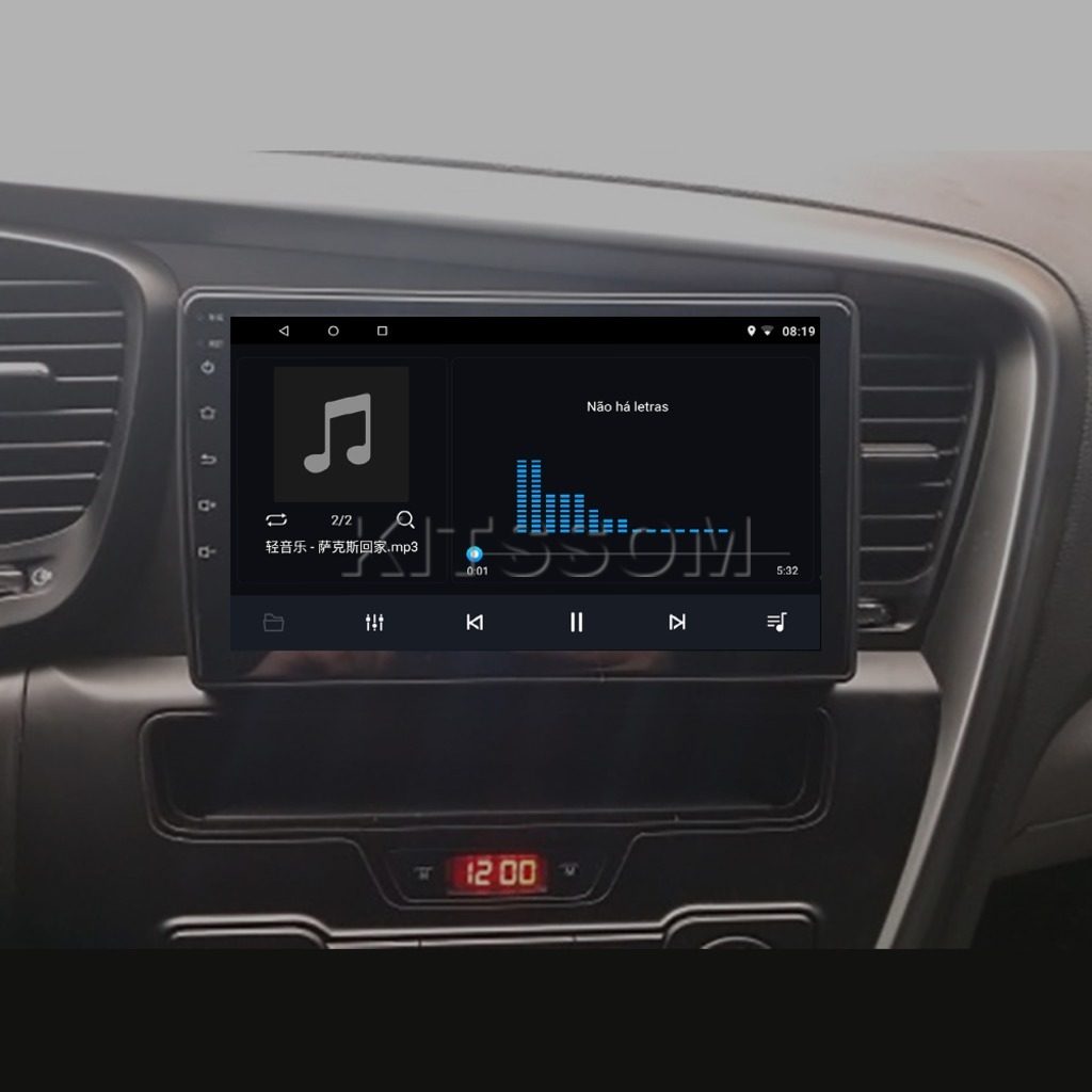 Multimídia Kia Optima 2010 2011 2012 2013 V2 Carplay 9"-V2 CAR AUDIO-Kitssom