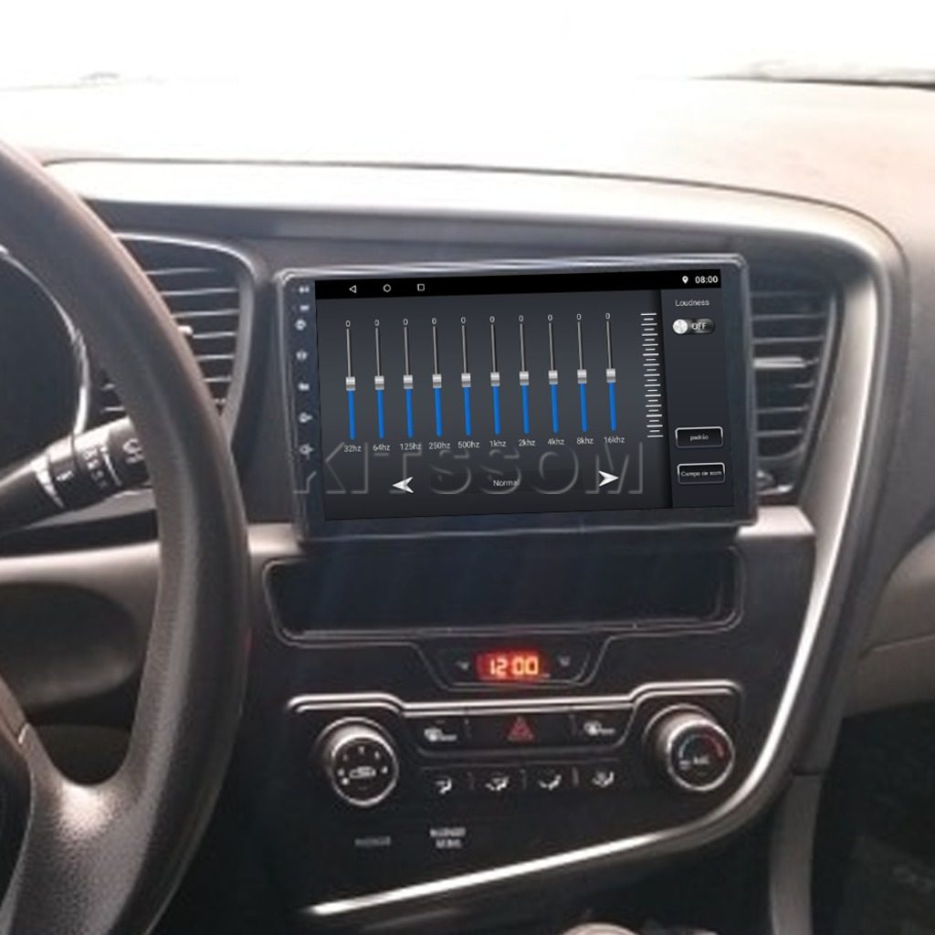 Multimídia Kia Optima 2010 2011 2012 2013 V2 Carplay 9"-V2 CAR AUDIO-Kitssom